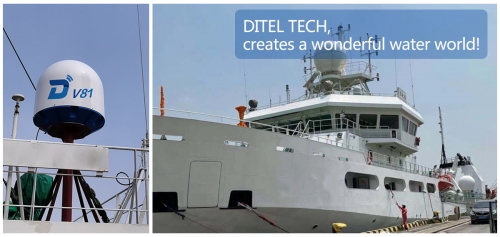 DITEL V81 Maritime VSAT Gives a Hand to Research Ship