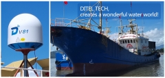 DITEL V81 Maritime VSAT Fits Fishing Vessels
