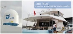 DITEL V81 Maritime VSAT Solution for Sport Fishing Boat