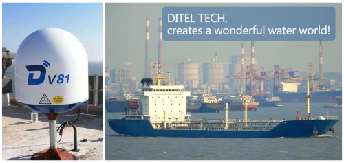DITEL V81 Maritime VSAT Solution for an Oil Tanker
