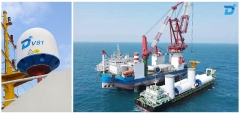 DITEL Maritime VSAT Solution on an Offshore Wind Power Installation Platform