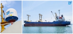 DITEL maritime satellite communication solution for a cargo ship