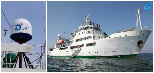 Ditel V81 Maritime VSAT Provides Reliable Connectivity for Survey Vessel