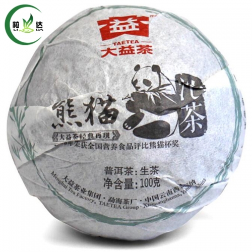 Чай 100g 2012yr Da Yi Limited Panda Сырье Туо Пуэр чай китайский пуэр