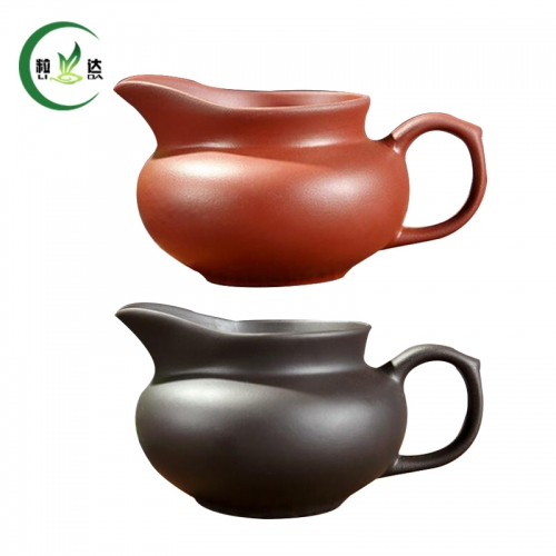 11.5X6.5CM Purple Clay Dong Dai Bei Cup Green Tea Yi Xing Zi Sha Gong Dao Bei 130ml Teaset