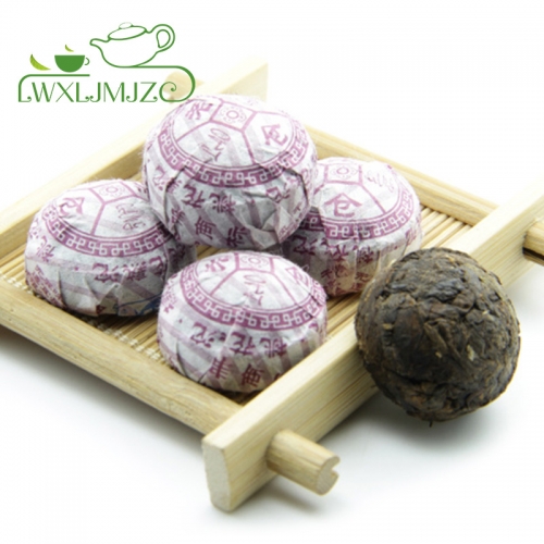 Yunnan Laocang Peach Flavor Mini Tuo Ripe Puer Tea Black Pu'erh Tea