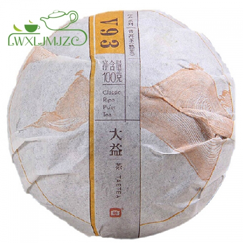 100g 2014yr Dayi VP3 Ripe Puer Tea Black Puerh Tea Shu Tuo Cha