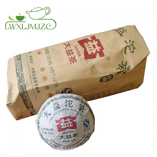 500g/5pieces 2011yr Menghai Dayi Jiaji Raw Puer Tea Green Puerh Tea Sheng Tuo