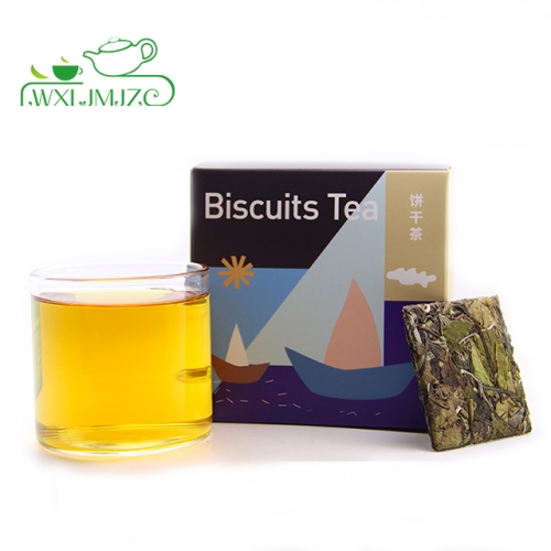 12pcs Mini Square Shaped Fuding Shou Mei White Tea Cake