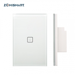 Zigbee One Gang Wall Light Switch Work With Amazon Alexa Google Home via Zemismart hub Smarthings Bridge APP Phone Voice Control