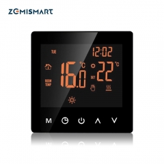 Heating wifi Thermostat for Electric Floor Heater with LCD Touch Screen Weekly Programmable Home Automation