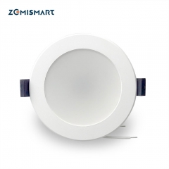 Zemismart SAA 3.5 inch WiFi RGBCW Led Downlight 10w Voice Control by Alexa Echo Google Home Assistant Home Automation