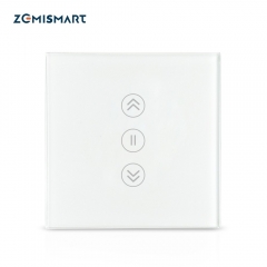 Zemismart Energy Saving EU WiFi Curtain Switch Electric Smart Blind Switches TUYA Alexa Google Home Voice Control Backlit optional