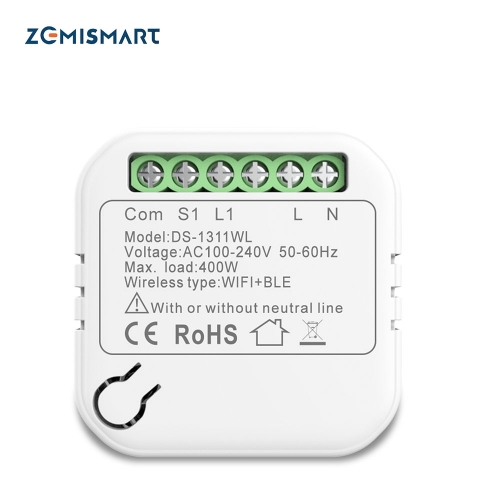 Zemismart Tuya Smart Life WiFi Neutral Optional Switches DIY Breaker Module Blue tooth 2 way Alexa Google Home SmartThings Voice APP Control