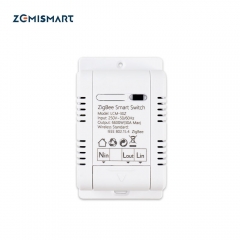 Zemismart Tuya Zigbee 30A Smart Switch Circuit Breaker Alexa Google Home Control Timer Relay Work with HomeKit Via ZMHK Hub 220V