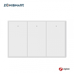 Zemismart Tuya Zigbee No Neutral Wall Light Switch US Interruptor Smart Life App Timer Alexa Google Home Voice Control