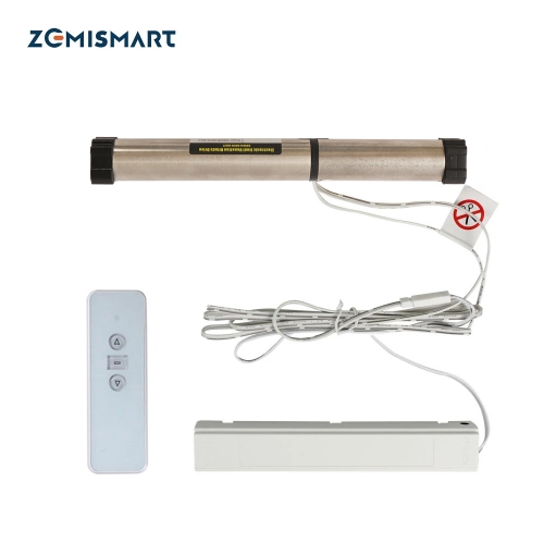 Zemismart RF Electric Blind Motor with Battery For Aluminum blinds Roman Honeycomb curtain