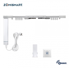 Zemismart Smartthings Control Z-wave Motorize Curtain  With Track Customized Smart Curtains Smartthing Control