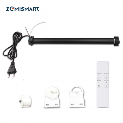 Zemismart Tuya Zigbee Roller Shade Motor For 38mm tube SmarThings Alexa Echo Google Home Control Electric Engine Shutter Rod