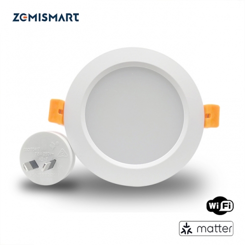 Zemismart WiFi Matter LED Recessed Light with AU Plug 2.5 / 3.5 / 4 Inch Downlight  RGBW Dimmable Alexa HomeKit Google Home SmartThings Control