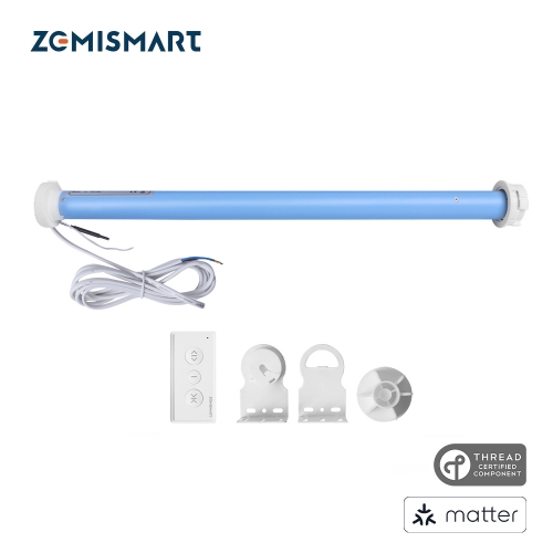 Zemismart Matter over Thread Roller Shade Motor for 38mm Tube Smart Electric Engine Home App