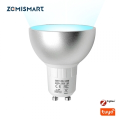 Zemismart Gu10 Zigbee Bulb Alexa Google Home Assistant Tuya Smart Life APP Remote Control RGCWB