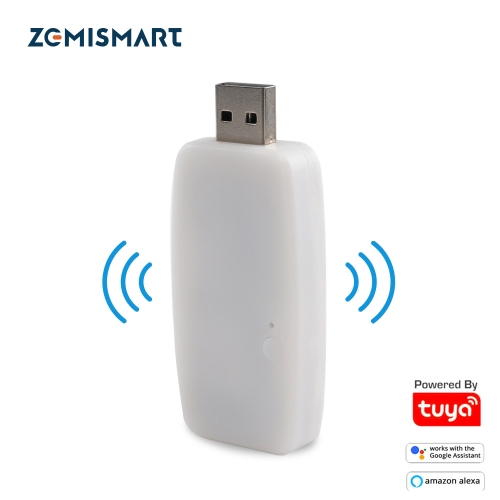 Zemismart Tuya ir+rf Smart Remote Control smart life app control voice control via alexa google smart home