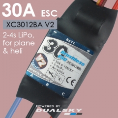 XC3012BA V2, ESC 30A, 2-4s LiPo, for plane & heli