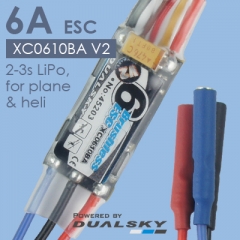 XC0610BA V2, ESC 6A, 2-3s LiPo, for plane & heli