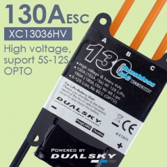 XC13036HV- High voltage, suport 5S-12S, OPTO,- 130A(150A, 15s) W/ 12S LiPo, 150A(180A, 15s) W/ 6S Lipo  - New firmware version 2.50, fully programm