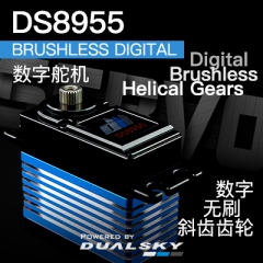 DS8955, brushless digital servo, 74g, 25kg.cm@7.4V