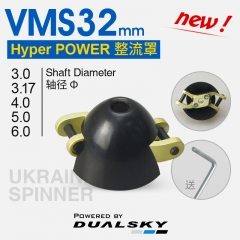 VM F5J Spinner, Hyper POWER 32mm Spinner for 3/3.17/4/5/6mm Shaft