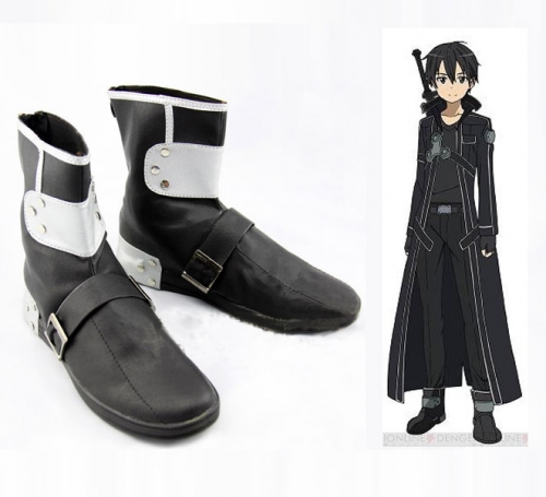 Sword Art Online Kirito (Kazuto Kirigaya) Cosplay Boots