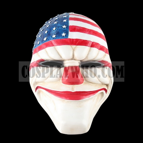 PAYDAY 2 The Heist Dallas Mask Cosplay Props