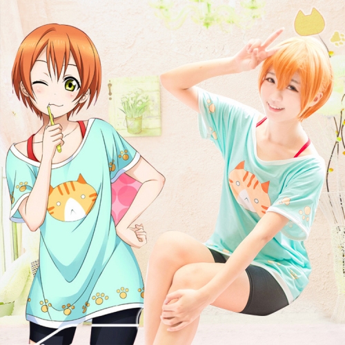 Love Live Hoshizora Rin Cat T-Shirt