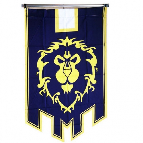 World of Warcraft Alliance Banner Flag