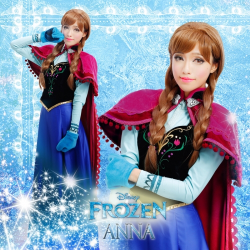 Frozen Anna Winter Outfit Cosplay