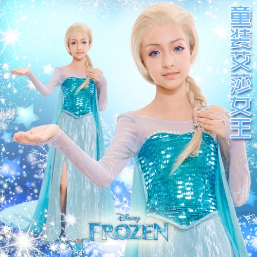 Frozen Elsa Dress Children Version