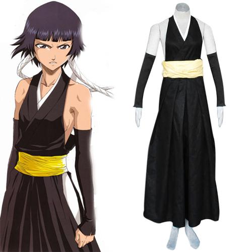 Bleach Soi Fon Fighting Cosplay Costume