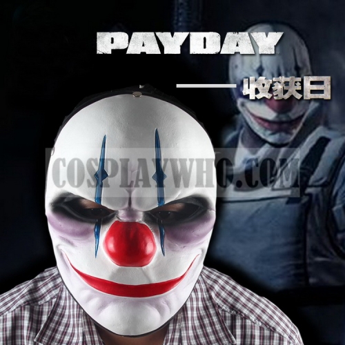 PAYDAY 2 Chains Mask Heist Joker Halloween Cosplay Mask