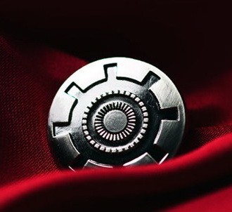 Iron Man Power Core Metal Badge