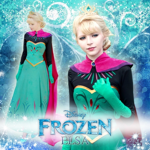 Frozen Elsa Pre-Snow Queen Costume