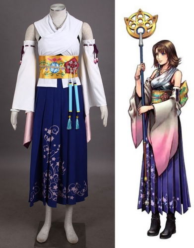 Final Fantasy X Yuna Summoner Costume