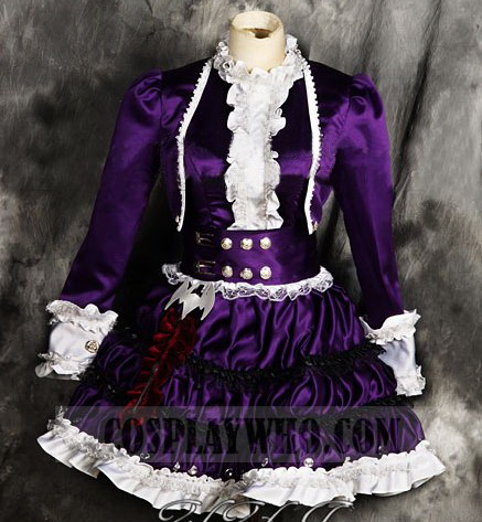 LOL Goth Annie Cosplay Costume