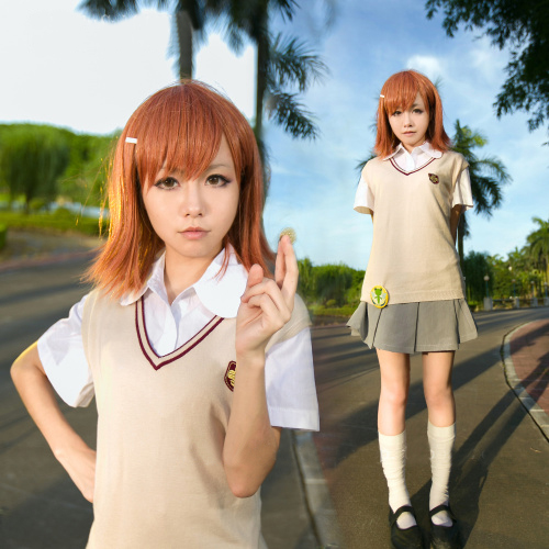 Misaka Mikoto Cosplay Costume