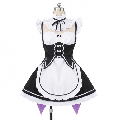 Re:Zero Rem Ram Cosplay Maid Uniform