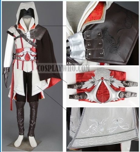 Assassin's Creed II Ezio Black Edition Cosplay Costume
