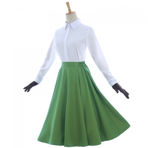 Violet Evergarden Green Skirt Cosplay Costume