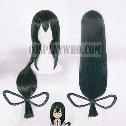 Boku no Hero Academia Tsuyu Asui Cosplay Wig