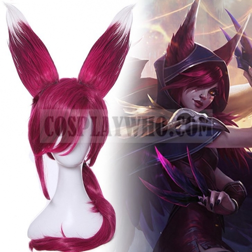 League of Legends Xayah Cosplay Wig